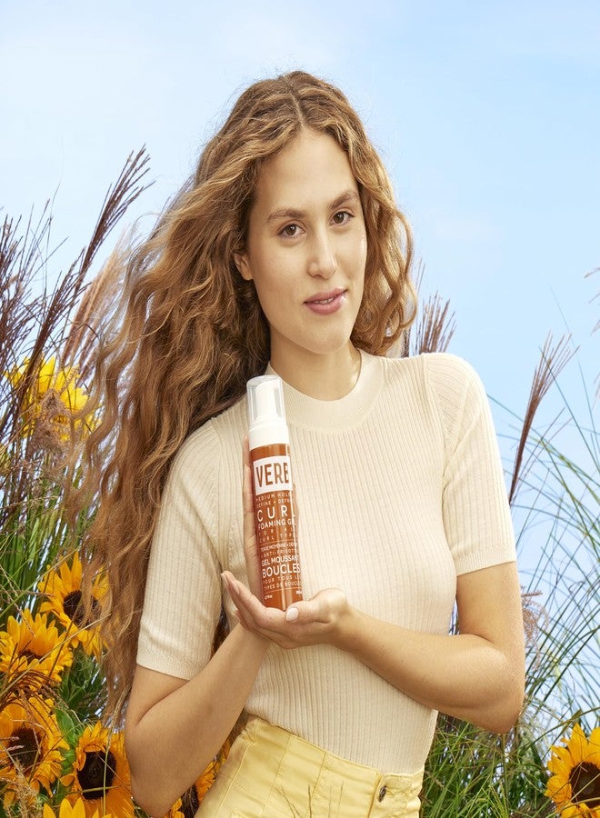 فيرب جل فيرب الرغوي لتجعيد الشعر، 60 مل - جل رغوي للتحكم في التجعد - للشعر المموج والمجعد والملفوف - يحدد ويعزز ثبات الشعر المتوسط - نباتي، خالٍ من البارابين والكبريتات الضارة - Image 3